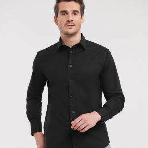 Russell Athletic Collection Long Sleeve Easy Care Fitted Shirt
