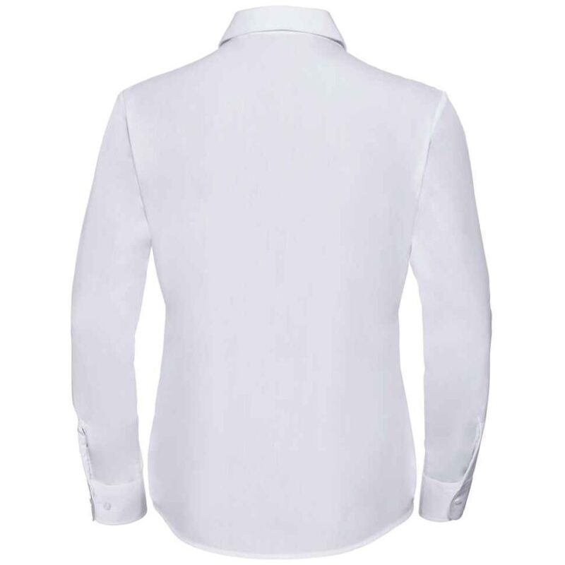 Russell Athletic Collection Ladies Long Sleeve Easy Care Poplin Shirt