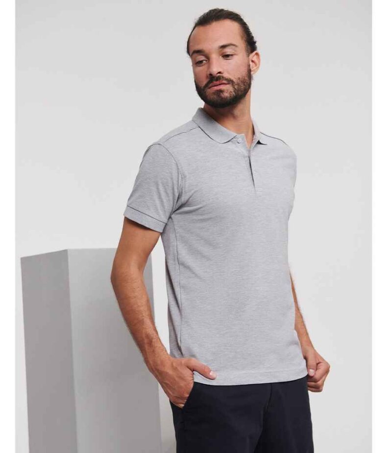 Russell Athletic Stretch Pique Polo Shirt