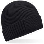 Beechfield Organic Cotton Engineered Patch Beanie