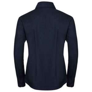 Russell Athletic Collection Ladies Long Sleeve Easy Care Oxford Shirt