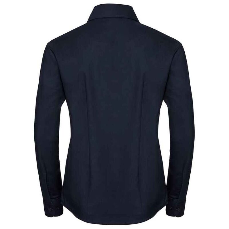Russell Athletic Collection Ladies Long Sleeve Easy Care Oxford Shirt