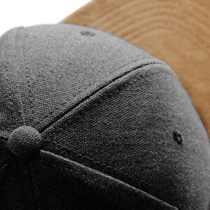Beechfield Suede Peak Snapback Cap
