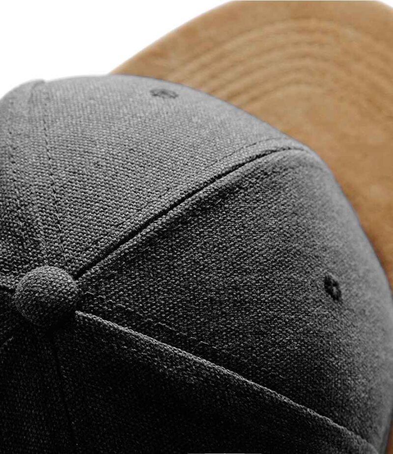 Beechfield Suede Peak Snapback Cap