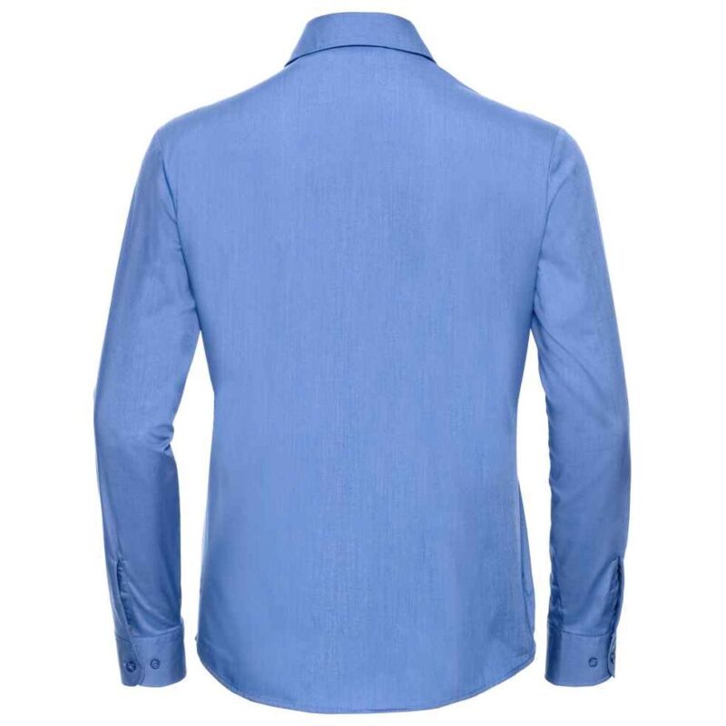 Russell Athletic Collection Ladies Long Sleeve Easy Care Poplin Shirt
