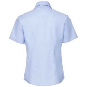 Russell Athletic Collection Ladies Short Sleeve Easy Care Oxford Shirt