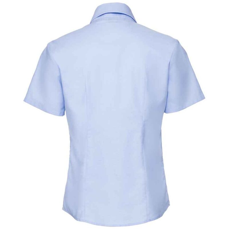 Russell Athletic Collection Ladies Short Sleeve Easy Care Oxford Shirt