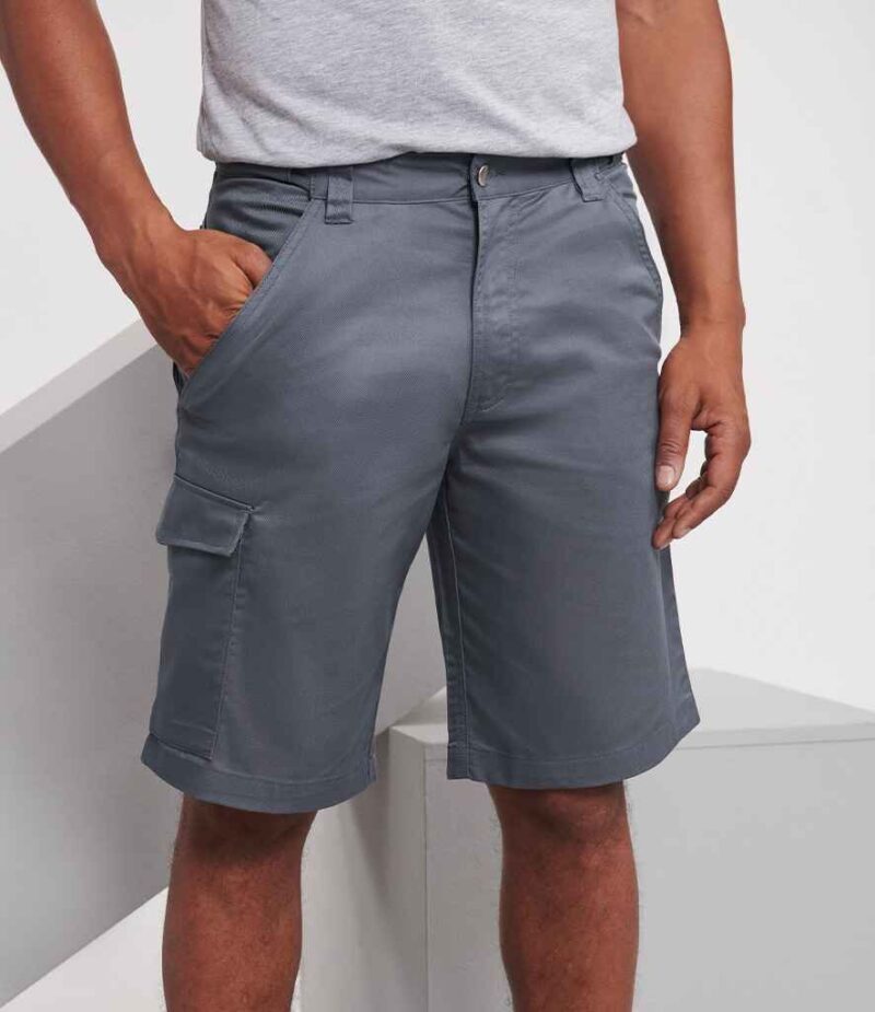 Russell Athletic Workwear Poly/Cotton Shorts