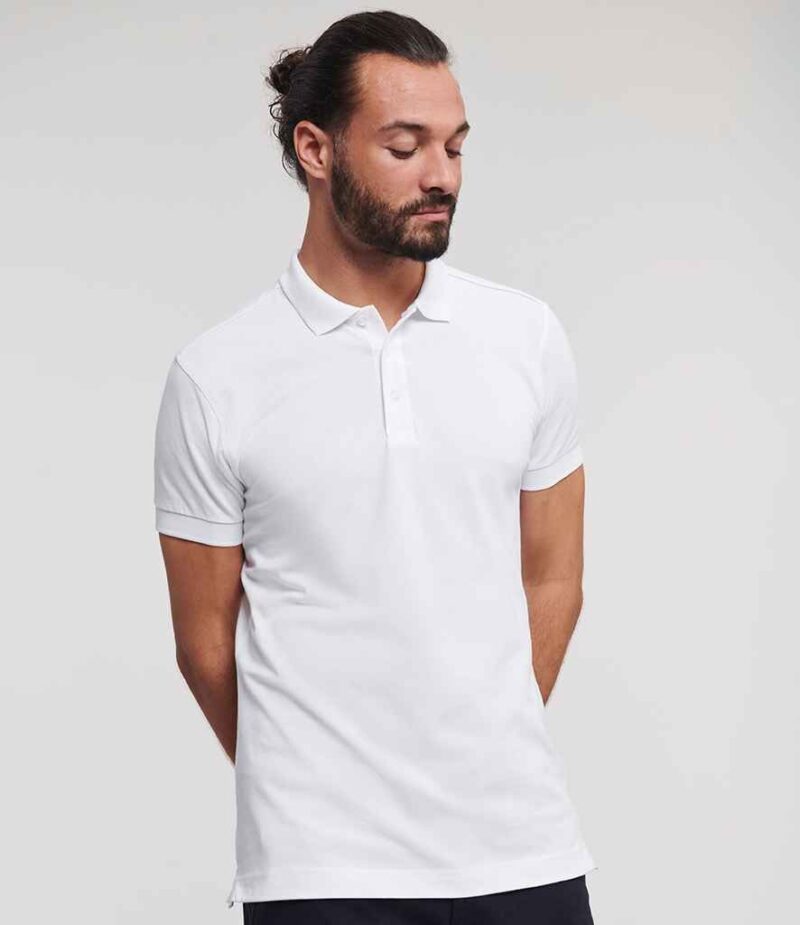 Russell Athletic Stretch Pique Polo Shirt