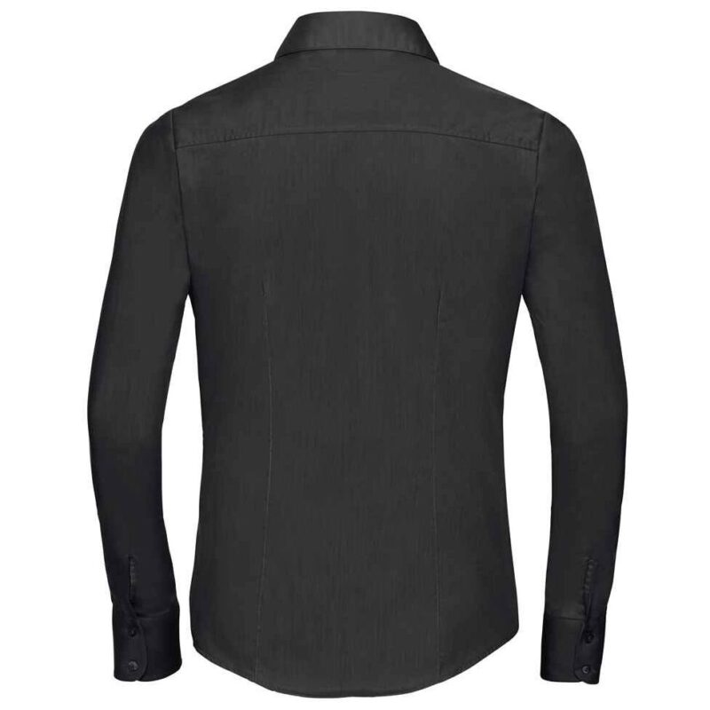 Russell Athletic Collection Ladies Long Sleeve Fitted Poplin Shirt