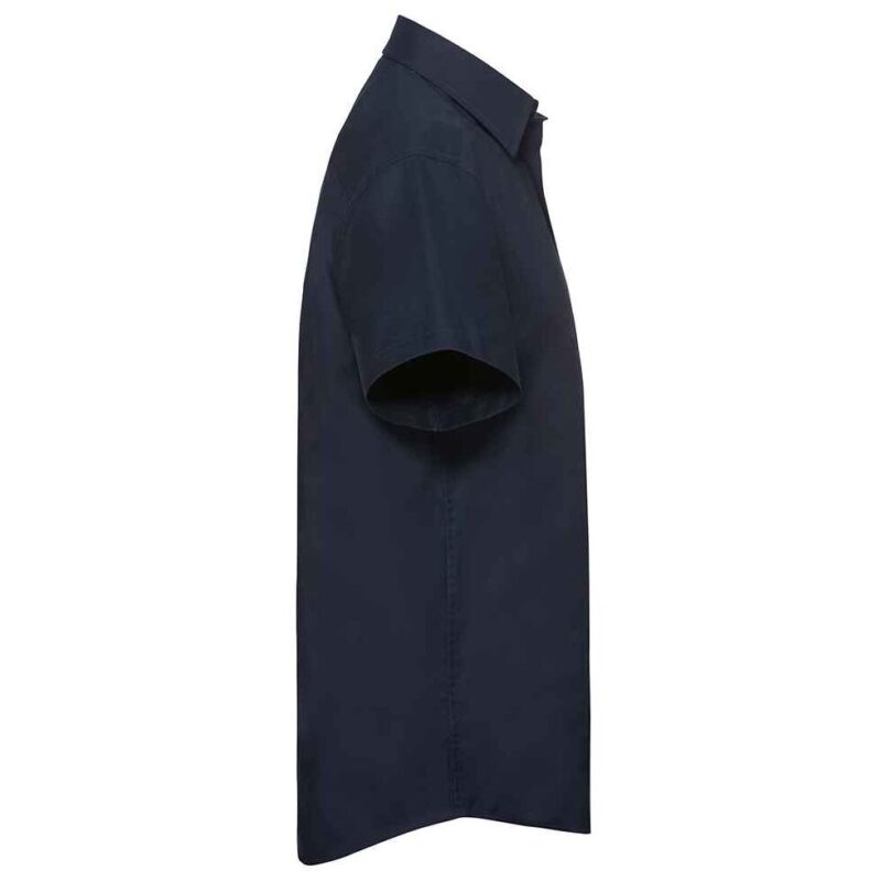 Russell Athletic Collection Short Sleeve Tailored Oxford Shirt