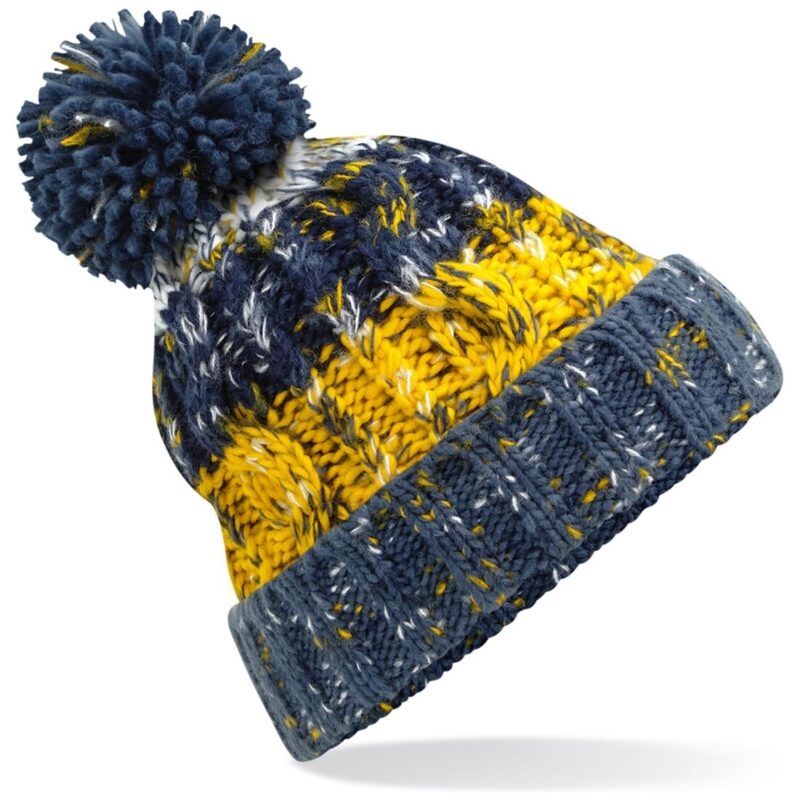 Beechfield Corkscrew Pom Pom Beanie