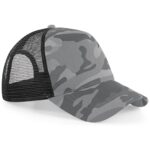 Beechfield Camo Snapback Trucker Cap