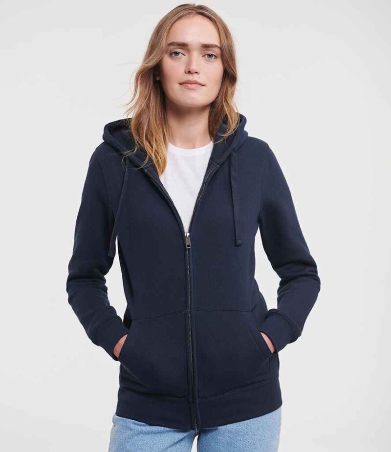 Russell Athletic Ladies Authentic Zip Hooded Sweatshirt