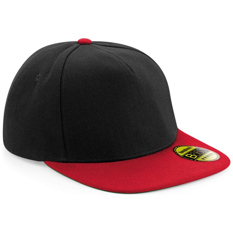 Beechfield Original Flat Peak Snapback Cap