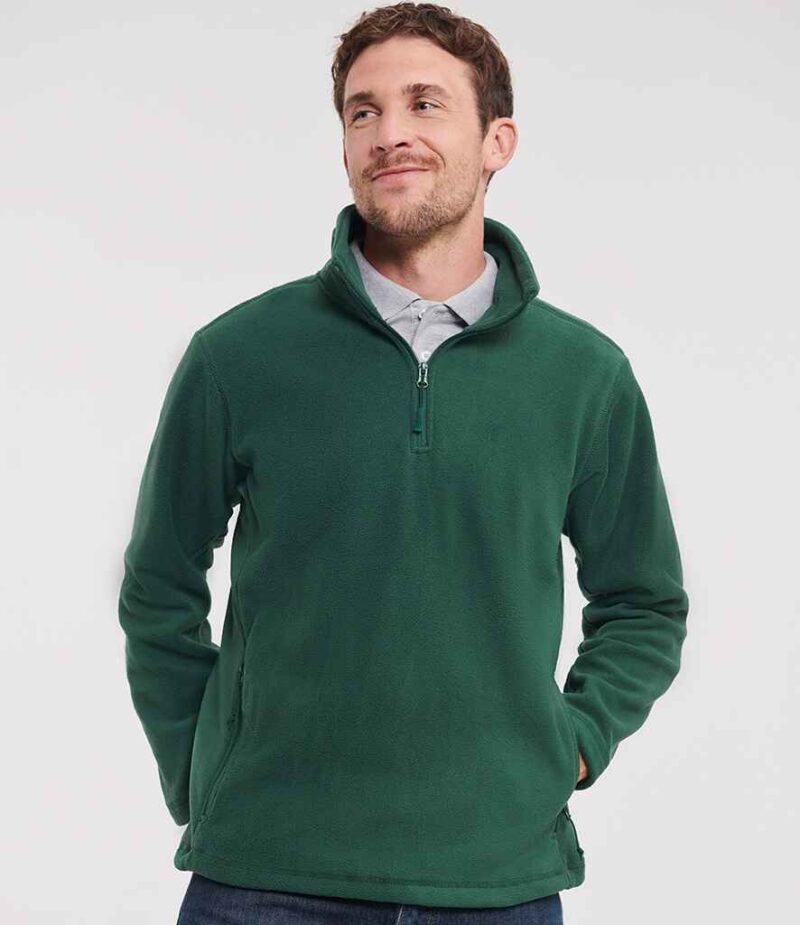 Russell Athletic Zip Neck Outdoor Fleece