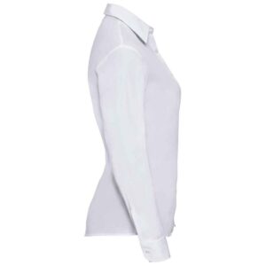 Russell Athletic Collection Ladies Long Sleeve Easy Care Poplin Shirt