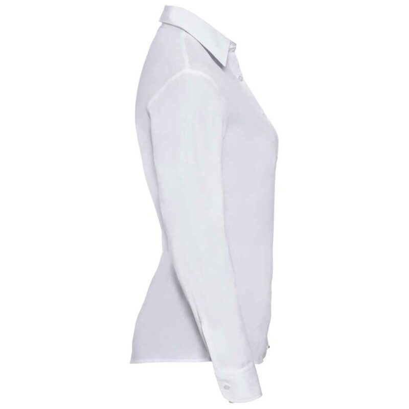 Russell Athletic Collection Ladies Long Sleeve Easy Care Poplin Shirt