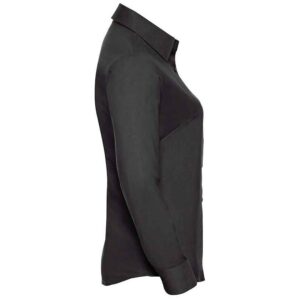 Russell Athletic Collection Ladies Long Sleeve Easy Care Oxford Shirt