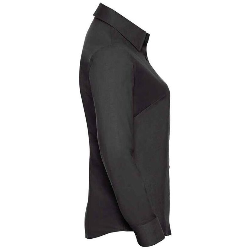 Russell Athletic Collection Ladies Long Sleeve Easy Care Oxford Shirt