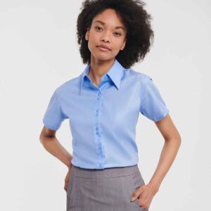 Russell Athletic Collection Ladies Short Sleeve Ultimate Non-Iron Shirt
