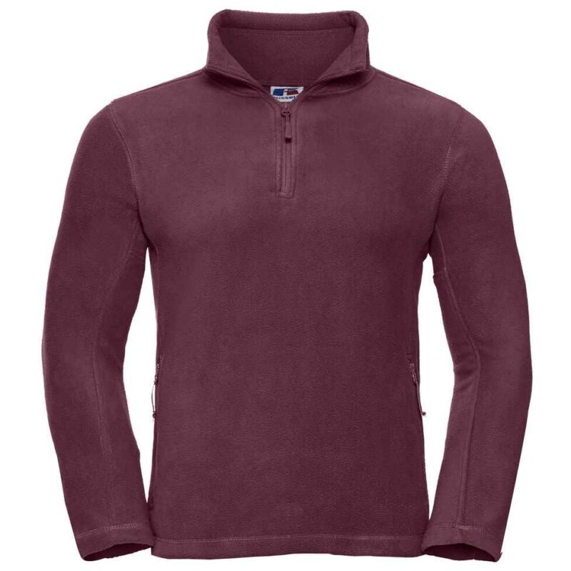 Russell Athletic Zip Neck Outdoor Fleece
