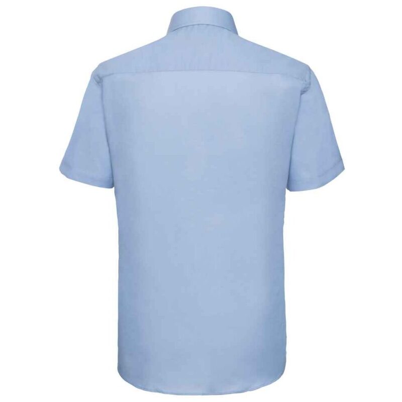 Russell Athletic Collection Short Sleeve Tailored Oxford Shirt