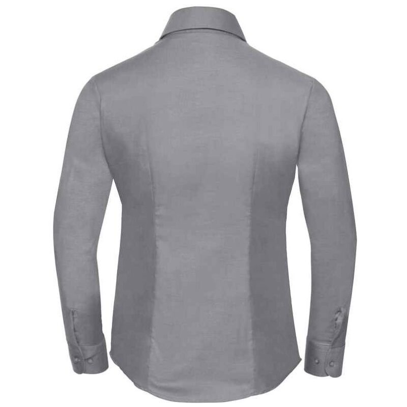 Russell Athletic Collection Ladies Long Sleeve Easy Care Oxford Shirt