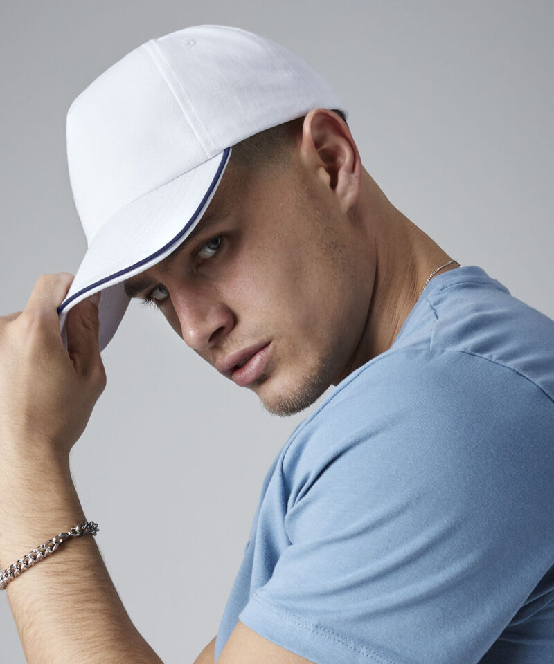 Beechfield Authentic Piped 5 Panel Cap