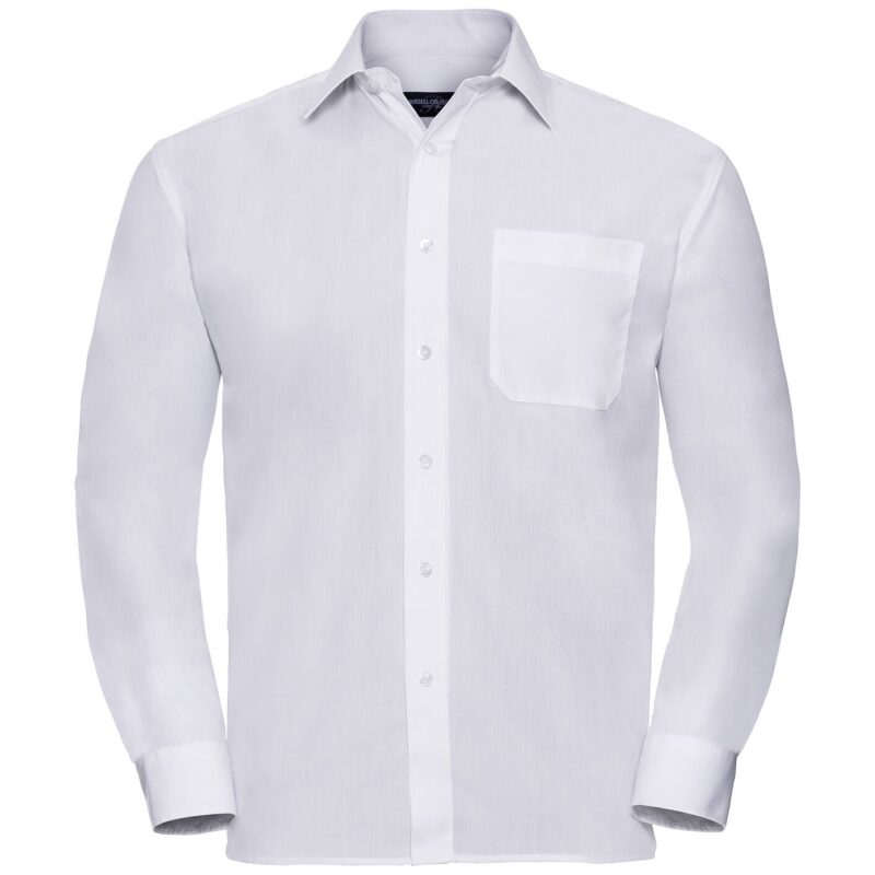 Russell Athletic Collection Long Sleeve Easy Care Poplin Shirt