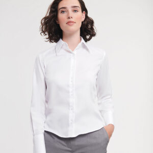 Russell Athletic Collection Ladies Long Sleeve Ultimate Non-Iron Shirt
