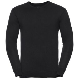 Russell Athletic Collection Cotton Acrylic V Neck Sweater