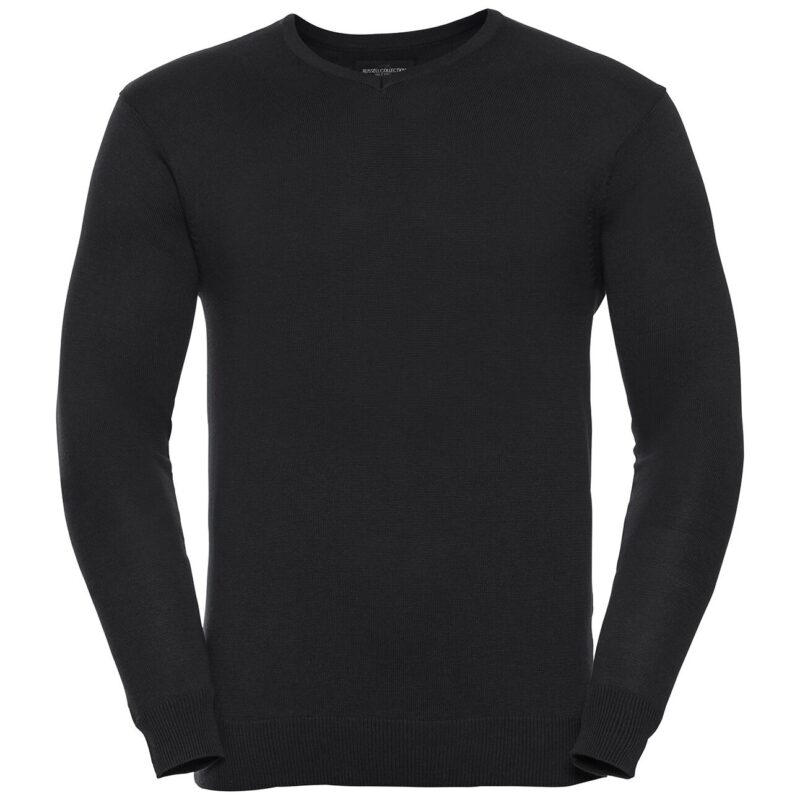 Russell Athletic Collection Cotton Acrylic V Neck Sweater