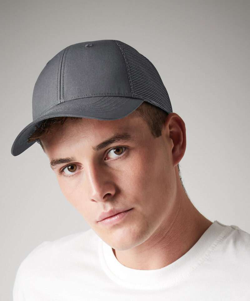 Beechfield Recycled 6 Panel Snapback Trucker Cap