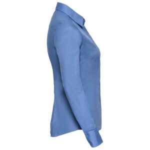 Russell Athletic Collection Ladies Long Sleeve Fitted Poplin Shirt