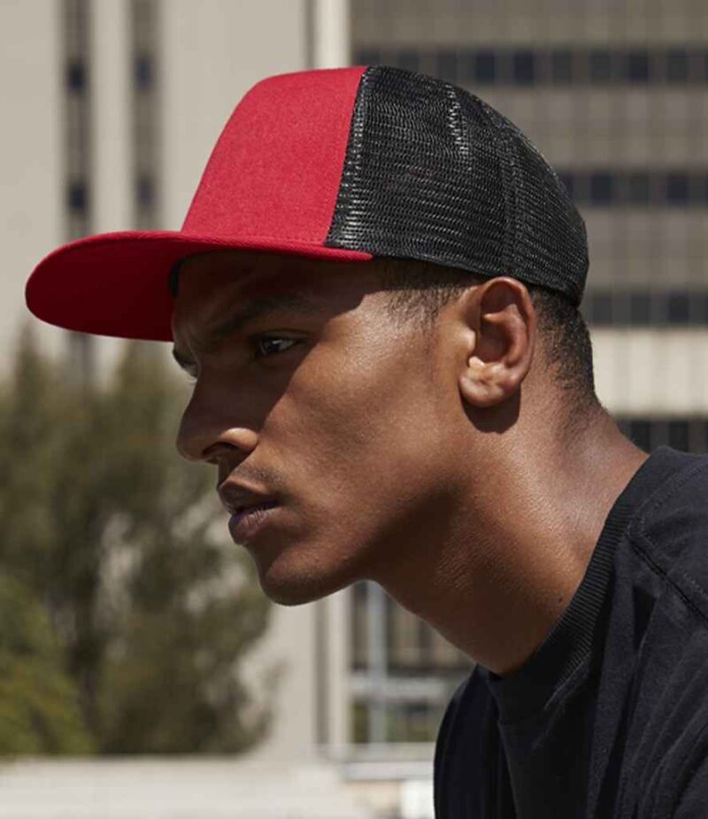 Beechfield Original Flat Peak 6 Panel Trucker Cap