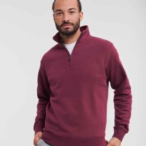 Russell Athletic Authentic Zip Neck Sweatshirt