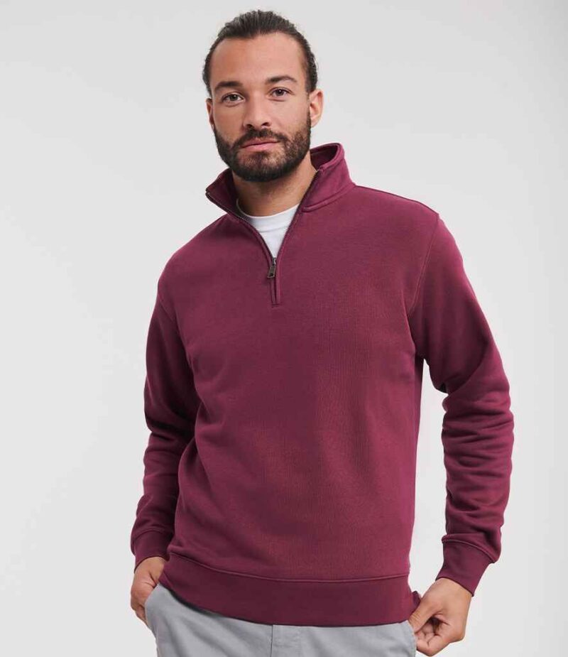 Russell Athletic Authentic Zip Neck Sweatshirt