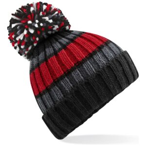 Beechfield Hygge Striped Beanie