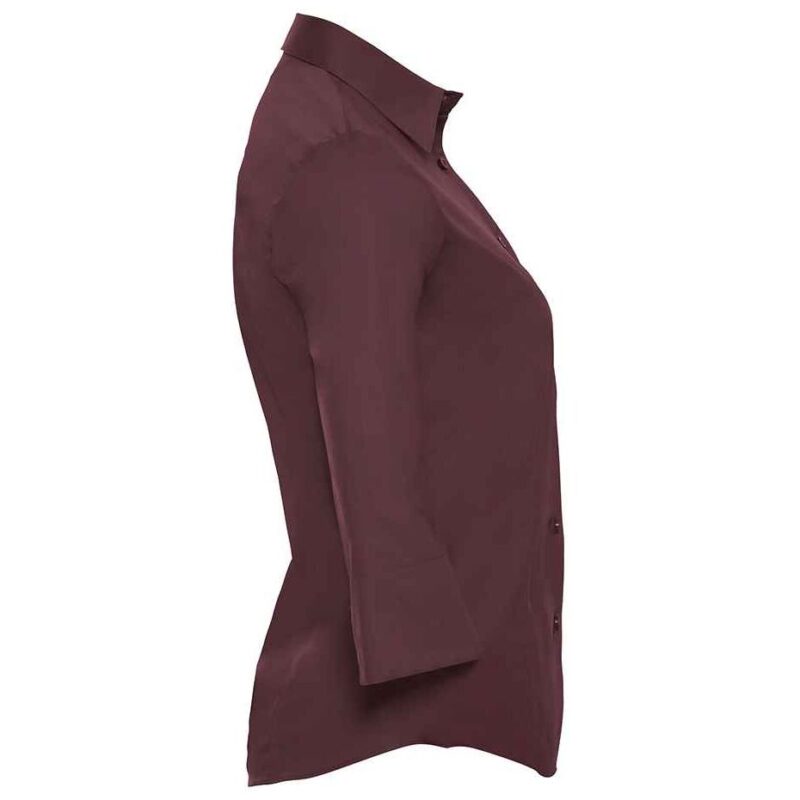 Russell Athletic Collection Ladies 3/4 Sleeve Easy Care Fitted Shirt