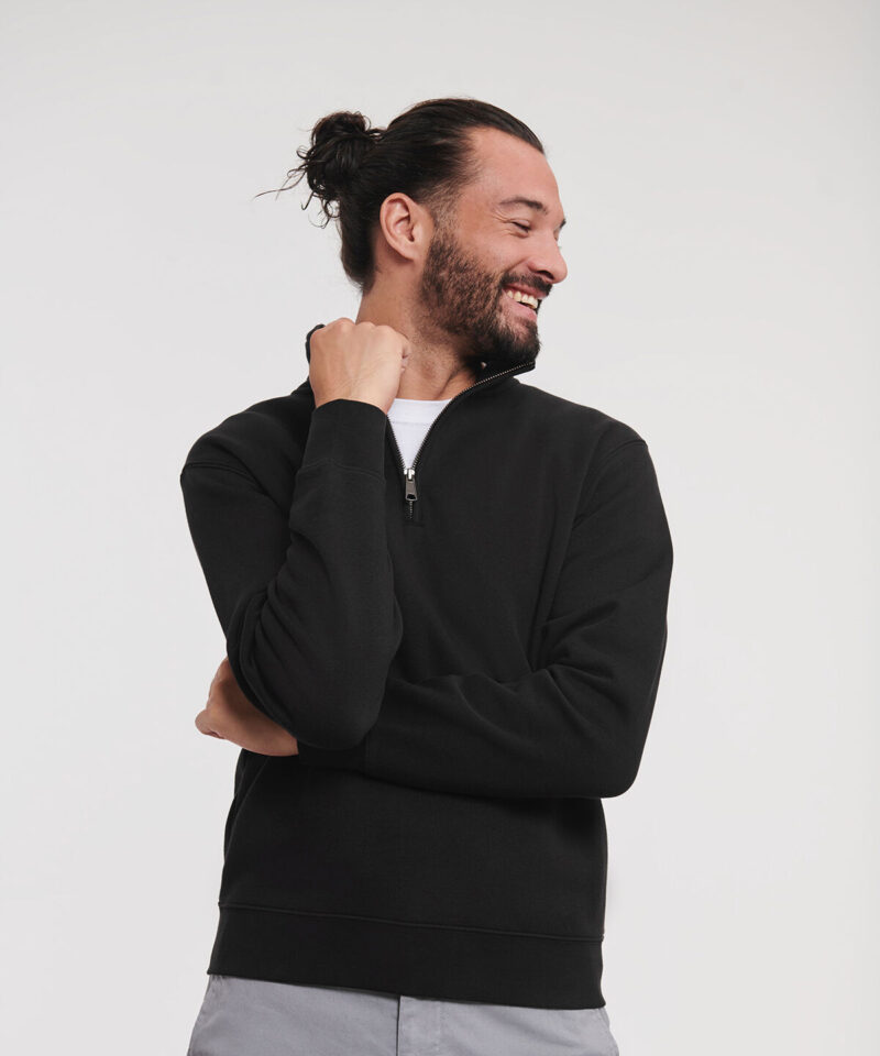 Russell Athletic Authentic Zip Neck Sweatshirt