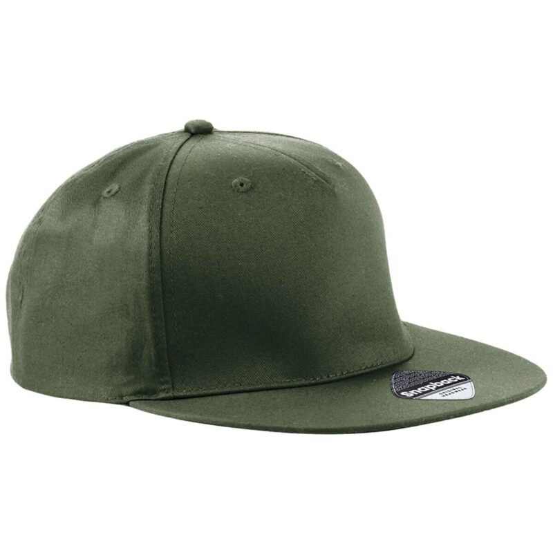 Beechfield 5 Panel Snapback Rapper Cap