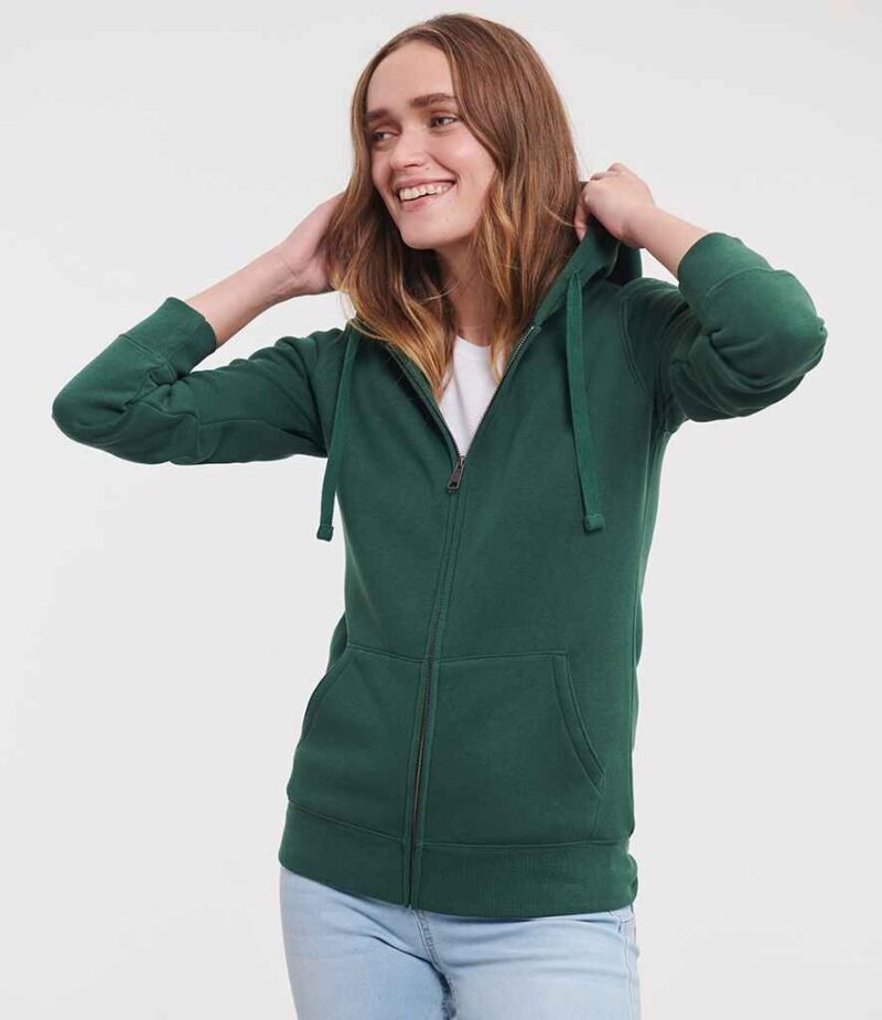 Russell Athletic Ladies Authentic Zip Hooded Sweatshirt