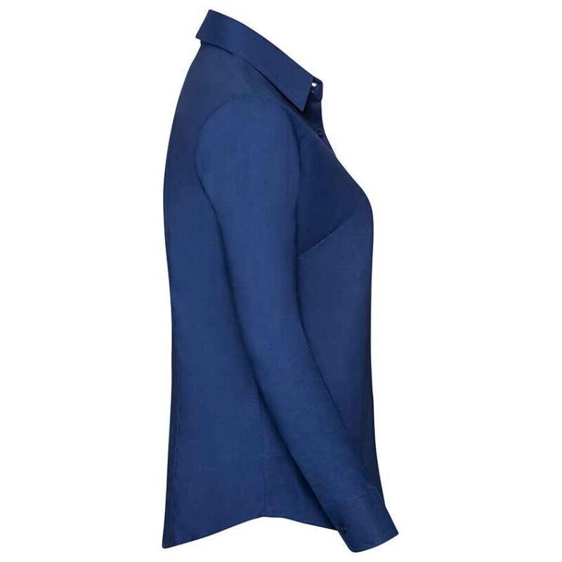 Russell Athletic Collection Ladies Long Sleeve Easy Care Oxford Shirt