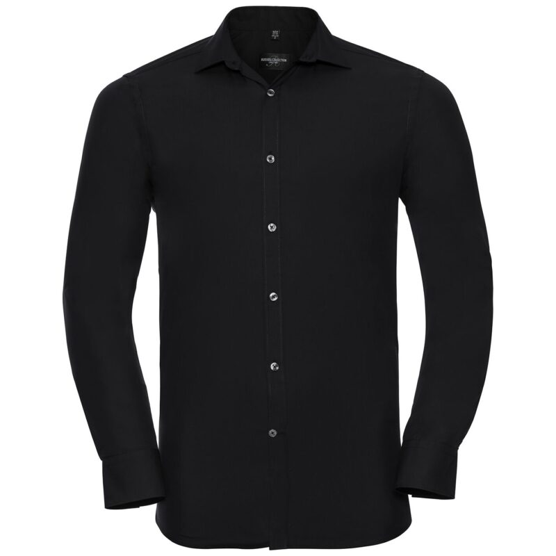 Russell Athletic Collection Long Sleeve Ultimate Stretch Shirt