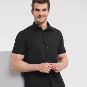 Russell Athletic Collection Short Sleeve Easy Care Fitted Shirt