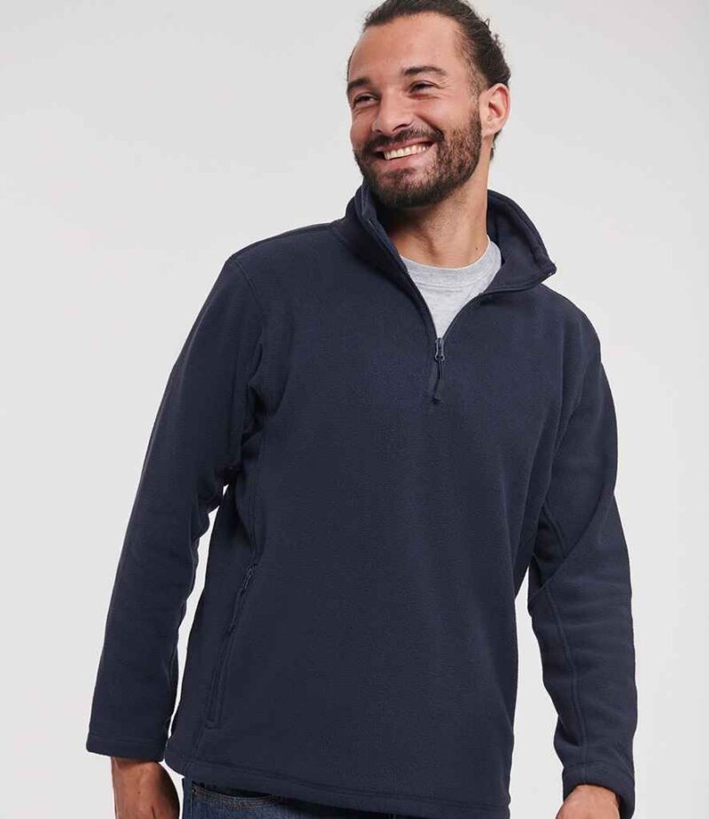 Russell Athletic Zip Neck Outdoor Fleece