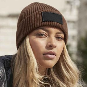 Beechfield Fashion Patch Beanie