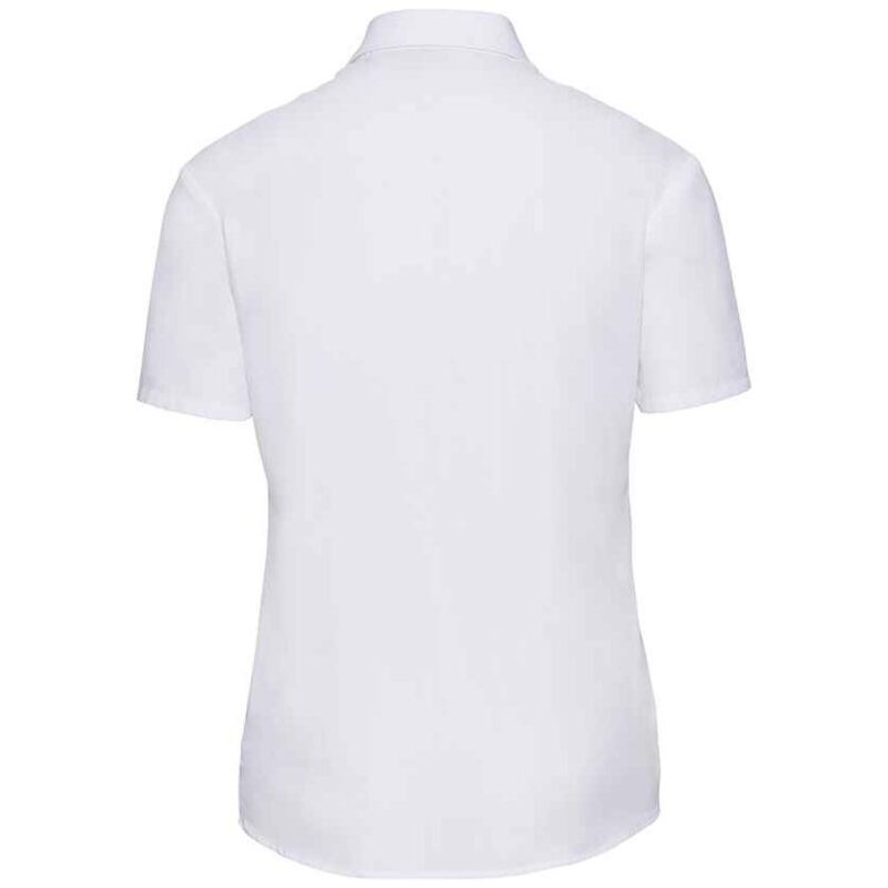 Russell Athletic Collection Ladies Short Sleeve Easy Care Poplin Shirt