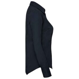 Russell Athletic Collection Ladies Long Sleeve Fitted Poplin Shirt